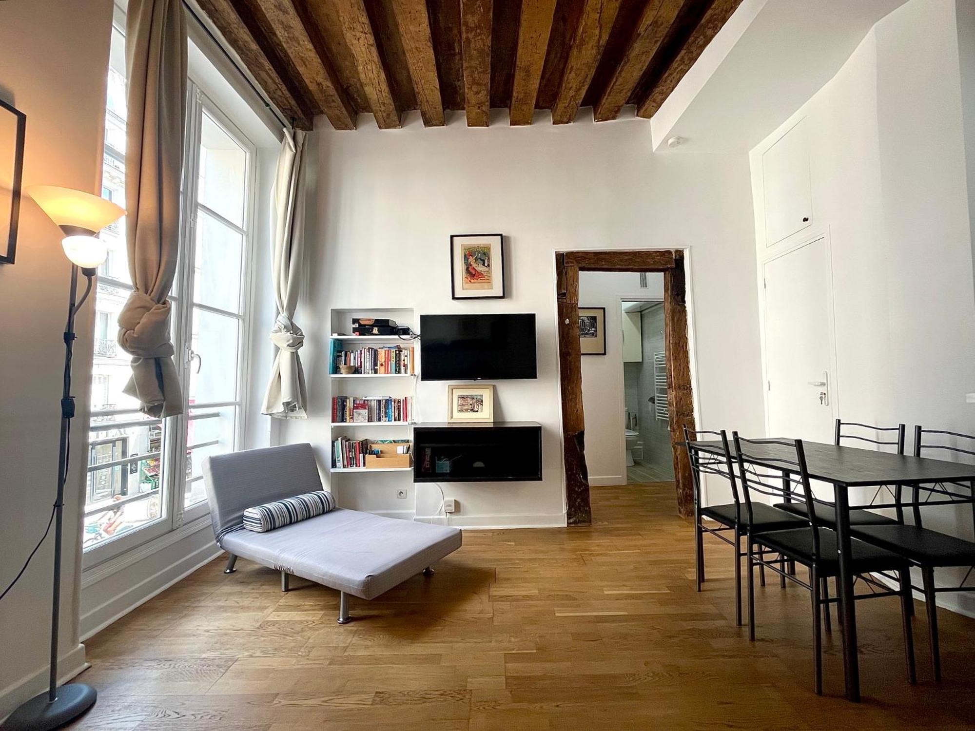 Appartement Typique Parisien Au Coeur Du Marais Exterior foto